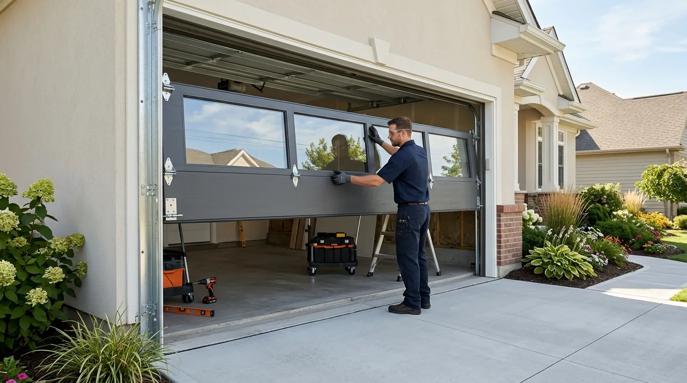 New Garage Door Installation for Great Falls Homes in Ashburn