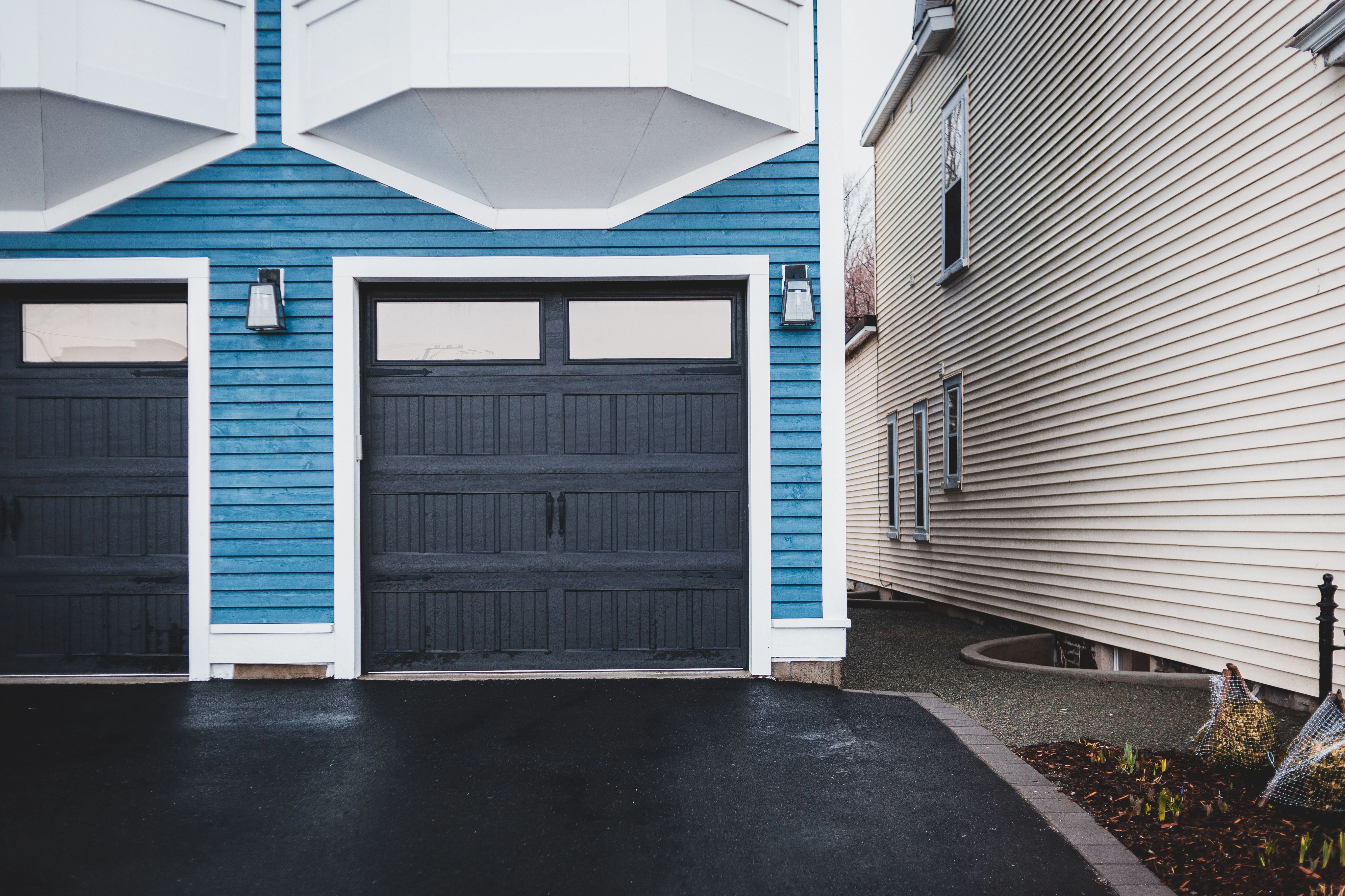 Residential garage door in Yorkshire